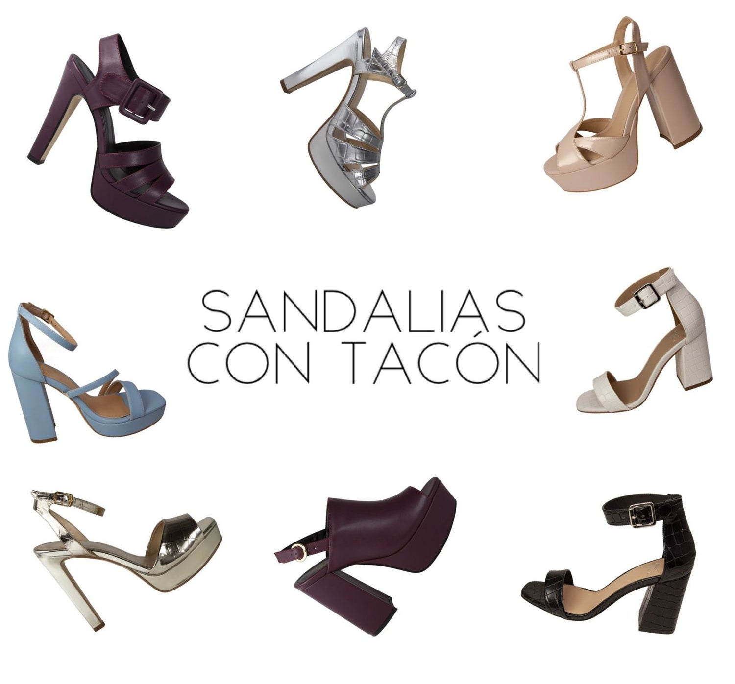 Sandalias con Tacón